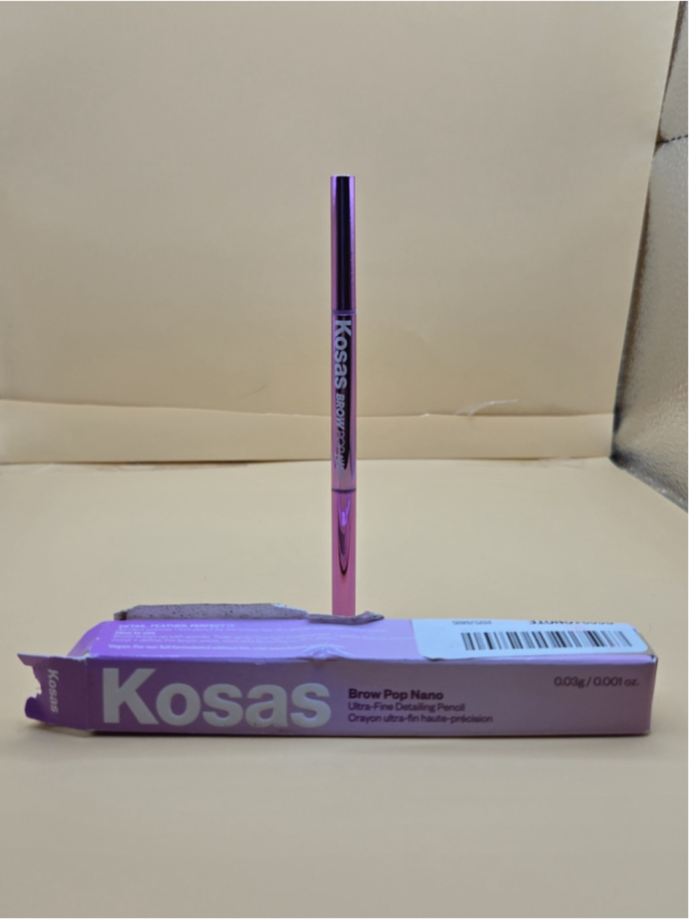 Kosas Brow Pop Nano Ultra-Fine Detailing Pencil - Taupe 0.03g/0.001 oz New In...